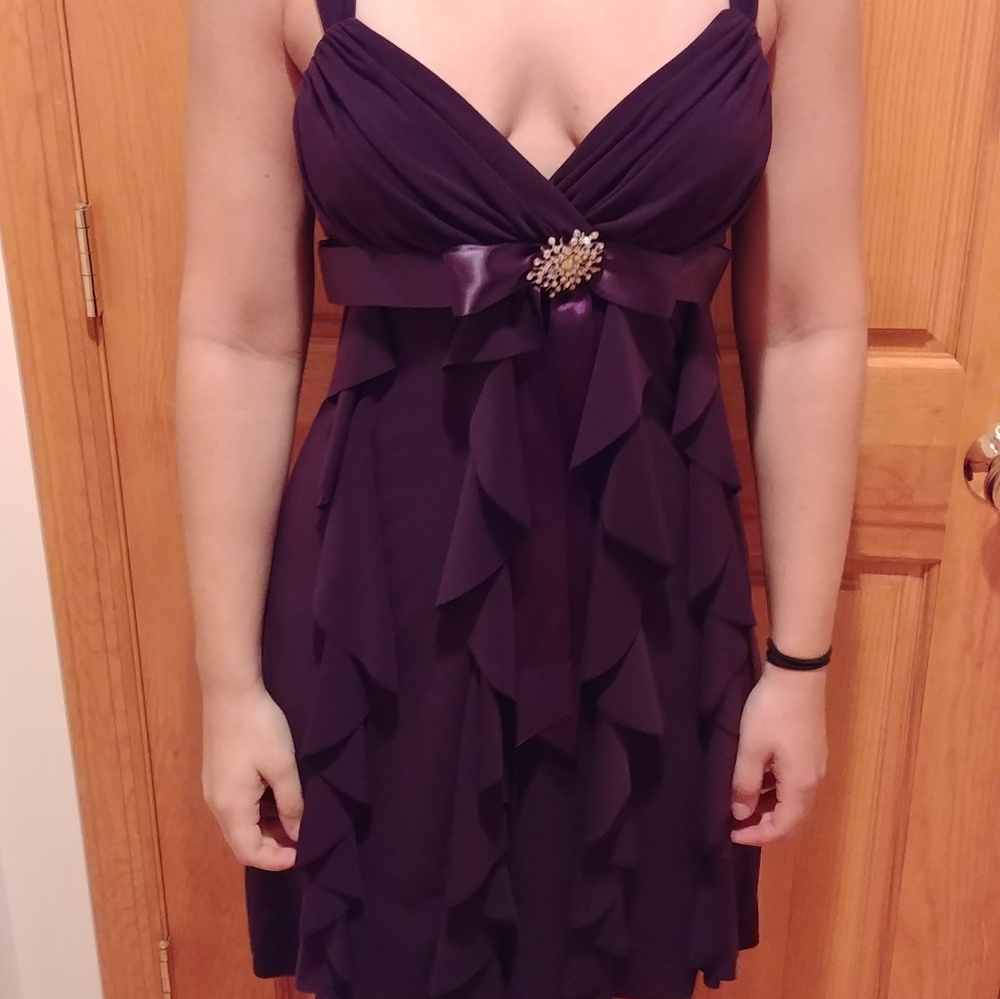 Purple coctail dress
